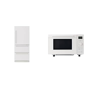 Amazon | 【セット買い】無印良品 冷蔵庫 272L 白 幅60.0×奥行